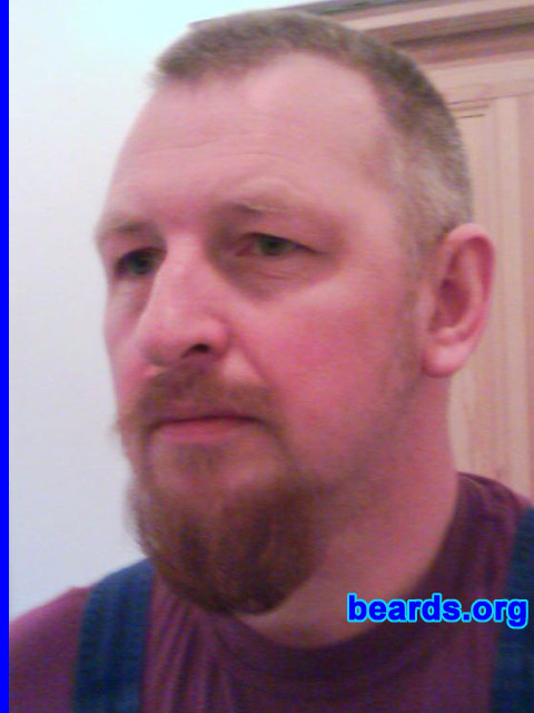 Mogens
Bearded since: 1994.  I am a dedicated, permanent beard grower.

Comments:
I grew my beard because a man has to have a beard.

I love my beard.  I cut it in different styles now and then.

Keywords: goatee_mustache