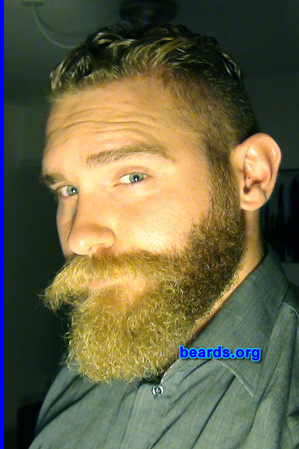 Steffen L.
Bearded since: 2004. I am a dedicated, permanent beard grower.

Comments:
Why did I grow my beard? I was sick and tired of the entire "metrosexual" wave that was striking down amongst my friends.  So I decided to do the most manly thing I could with my look.

I grew a #@!% beard!

How do I feel about my beard? It rules! There. I said it! I am the guy that does not look back at explosions! I believe in personal freedom, and this beard expresses it.

Also it is like a babe magnet! The ladies simply love it! :D
Keywords: full_beard
