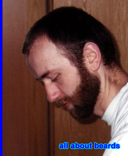 David
This side view shows how David's first full beard continues to grow and thicken.

[b]Go to [url=http://www.beards.org/david.php]David's success story[/url][/b].
Keywords: full_beard