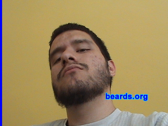 Carlos H.
Bearded since: 2000. I am an occasional or seasonal beard grower.

Comments:
I grew my beard because it is beautiful and natural as me.  I love it.

How do I feel about my beard?  I feel good.  I really like it.  I feel more mature.
Keywords: full_beard