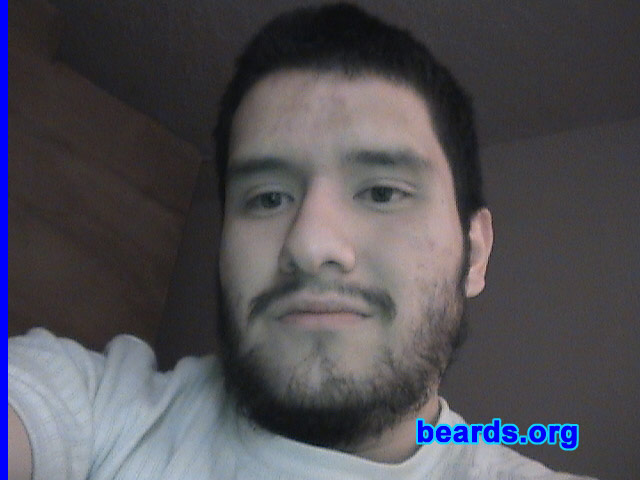 Carlos H.
Bearded since: 2000. I am an occasional or seasonal beard grower.

Comments:
I grew my beard because it is beautiful and natural as me.  I love it.

How do I feel about my beard?  I feel good.  I really like it.  I feel more mature.
Keywords: full_beard