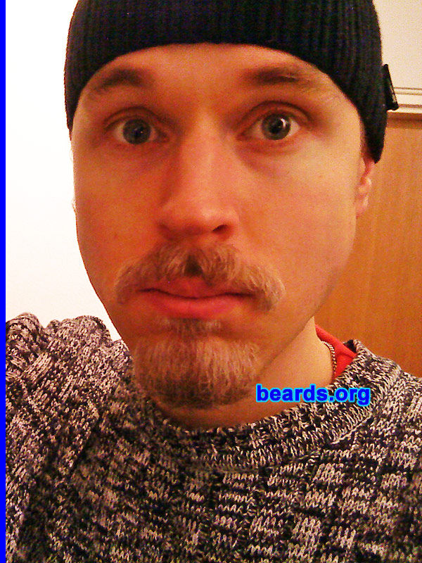 Jesse
Bearded since: 2008.  I am an experimental beard grower.

Comments:
I grew my beard because I wanted to be different than the most of the crowd.

How do I feel about my beard?  It makes me honored.  I do like it.
Keywords: goatee_mustache