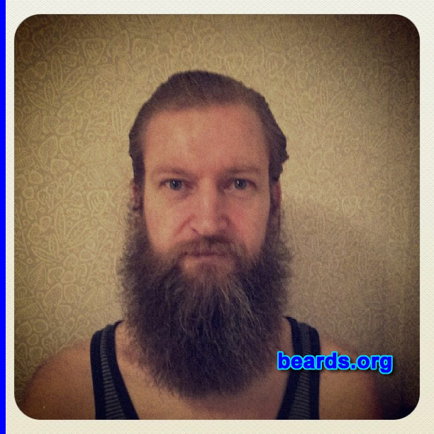 Jukka
Bearded since: 2012. I am an experimental beard grower.

Comments:
Why did I grow my beard? To protect from cold.

How do I feel about my beard? I'm quite comfortable with it.
Keywords: full_beard