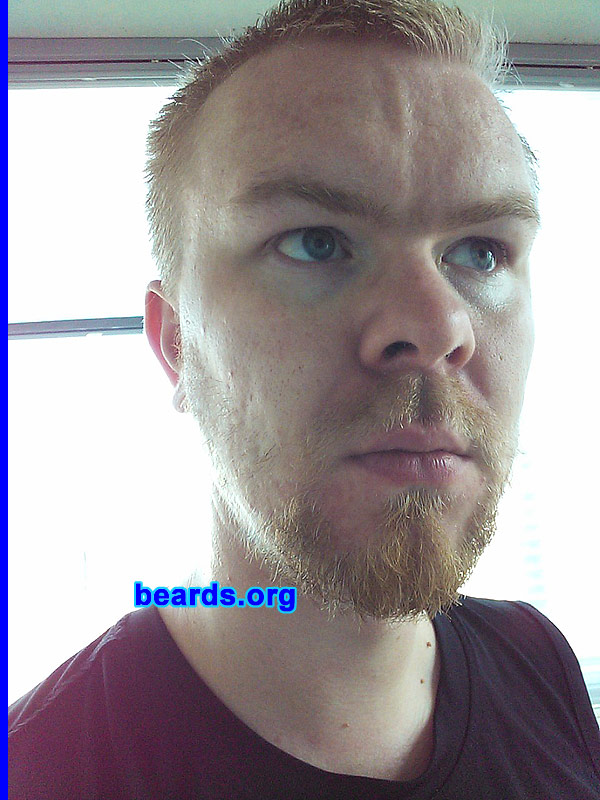 Sami
Bearded since: 2011. I am an occasional or seasonal beard grower.

Comments:
I grew my beard because I have always wanted to have beard. :)

How do I feel about my beard? I love it! Though growing it is really really slow process.  Have been growing current one for three months and have to shave it time to time to make it look thicker.
Keywords: goatee_mustache