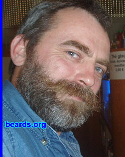 Chenapours
Bearded since: 1980. I am a dedicated, permanent beard grower.

Comments:
I grew my beard because it makes that I feel well. When i was young, I wanted to have a beard. I've always liked that.

How do I feel about my beard? My beard excites my sensuality, affirms my sexuality, consolidates my identity. It contributes to my reflection, my meditation, and my intellectual concentration.
Keywords: full_beard