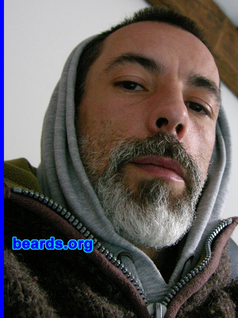 Fabien
Bearded since: 1990.  I am a dedicated, permanent beard grower.

Comments:
I grew my beard 'causeI simply like it and so do they!

How do I feel about my beard?  Nice, but still looking to get it nicer. Any suggestions ?
Keywords: full_beard
