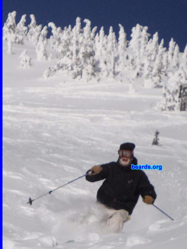 ToonzaÃ¯
Bearded since: 2001.  I am an occasional or seasonal beard grower.

Comments:
I grew my beard 'cause I'm a lazy boy and I don't have any shaving stuff...and it's pretty convenient for skiing deep powder.  It's like a face mask.

How do I feel about my beard? POWERFUL.
Keywords: full_beard