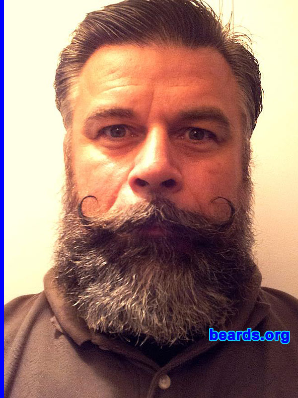 Xavier
Bearded since: 1996. I am a dedicated, permanent beard grower.

Comments:
Why did I grow my beard? Genetically, men have beards and hairy chests and women hopefully don't...

How do I feel about my beard? The beard is part of what I am.
Keywords: full_beard