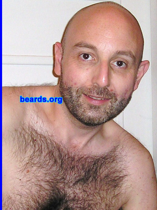 Yvan
Bearded since: 2004. I am a dedicated, permanent beard grower.

Comments:
I grew my beard because I love beards.  First, I begun with goatee and have grown a full beard since 2008.

How do I feel about my beard? I lke it.  It grows very quickly . I always want to have a beard.  I had a 'stache when I was twenty-five years old. With a shaved head, a beard goes very well. My beard grows very quickly and I have a real beard after one week without shaving.
Keywords: stubble full_beard