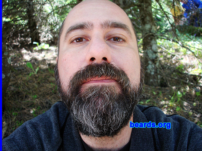 Chris
Bearded since: 2010.  I am a dedicated, permanent beard grower.

Comments:
I grew my beard because, when I first saw your site, I wanted something to show and make me different. I was and am fed up with all those men who shave every hair on their body! Men are men and a beard is what makes the difference!!

How do I feel about my beard?  I love my beard and so does my girl.That's all that matters!
I haven't groomed my beard yet. Still waiting for it to grow and I will share more photos!!
Keywords: full_beard