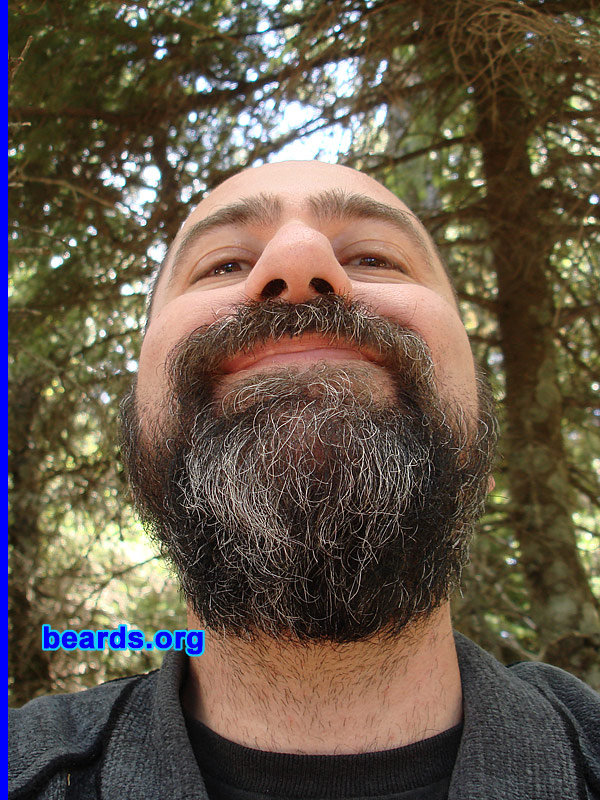 Chris
Bearded since: 2010.  I am a dedicated, permanent beard grower.

Comments:
I grew my beard because, when I first saw your site, I wanted something to show and make me different. I was and am fed up with all those men who shave every hair on their body! Men are men and a beard is what makes the difference!!

How do I feel about my beard?  I love my beard and so does my girl.That's all that matters!
I haven't groomed my beard yet. Still waiting for it to grow and I will share more photos!!
Keywords: full_beard