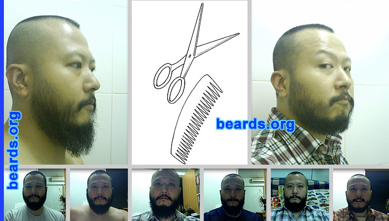 Paco
Bearded since: 1996.  I am a dedicated, permanent beard grower.

Comments:
Why did I grow my beard? Because I can grow a beard.  I like the look.  Why not?

How do I feel about my beard?  I feel good with my beard.  So I never shave it all.  Now I just trim it shorter for the coming season.
Keywords: full_beard