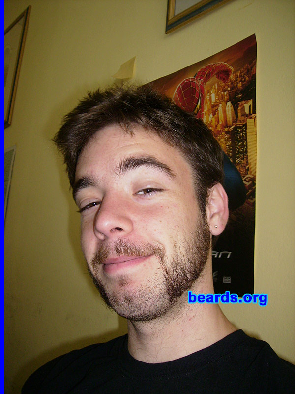 Bruno B.
Bearded since: 2006.  I am a dedicated, permanent beard grower.

Comments:
I grew my beard because I look nice with one, I'm way too lazy to shave ordinarily, and it nicely covers my not-so-great skin.

How do I feel about my beard?  It's a part of me.  So, like the rest, I love her...
Keywords: mutton_chops