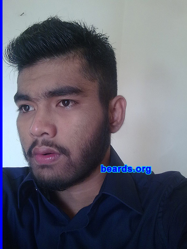 Firman D.
Bearded since: 2011. I am a dedicated, permanent beard grower.

Comments:
I grew my beard because it makes me look more masculine.

How do I feel about my beard? I love my beard.  Finally I can grow it for three months and I'll keep on growing.
Keywords: full_beard