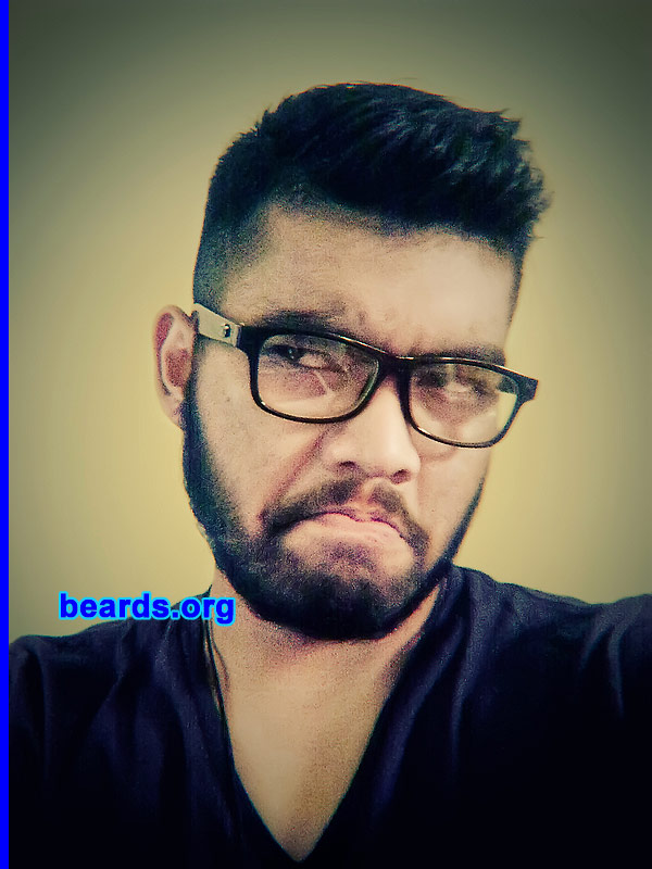 Firman D.
Bearded since: 2011. I am a dedicated, permanent beard grower.

Comments:
I grew my beard because it makes me look more masculine.

How do I feel about my beard? I love my beard.  Finally I can grow it for three months and I'll keep on growing.
Keywords: full_beard