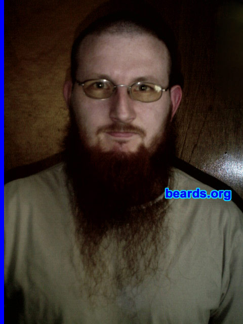 Brian
Bearded since: 2005.  I am a dedicated, permanent beard grower.

Comments:
I grew my beard because I was too lazy to shave and wanted to see how long it would grow.

How do I feel about my beard?  It doesn't bother me and I don't bother it.
Keywords: full_beard