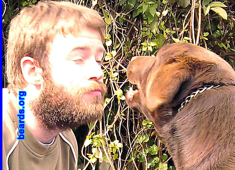 Glenn M.
Bearded since: 2010.  I am an experimental beard grower.

Comments:
Why did I grow my beard? I wanted to break form the norm. I'm a cowboy deep down. A bearded guy isn't seen every day around these parts, let's face it -- heeh... (pun intended).

How do I feel about my beard? I think it looks wholesome... It's what nature really intended anyway. It's never itchy due to lookin' after it by washin' & combin' most days. I call him "Junior".  My girlfriend loves grabbin' him, too. People on the street are pretty much fascinated by it as they walk by.  Enough said, really... =)
Keywords: full_beard
