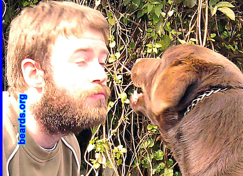 Glenn M.
Bearded since: 2010.  I am an experimental beard grower.

Comments:
Why did I grow my beard? I wanted to break form the norm. I'm a cowboy deep down. A bearded guy isn't seen every day around these parts, let's face it -- heeh... (pun intended).

How do I feel about my beard? I think it looks wholesome... It's what nature really intended anyway. It's never itchy due to lookin' after it by washin' & combin' most days. I call him "Junior".  My girlfriend loves grabbin' him, too. People on the street are pretty much fascinated by it as they walk by.  Enough said, really... =)
Keywords: full_beard