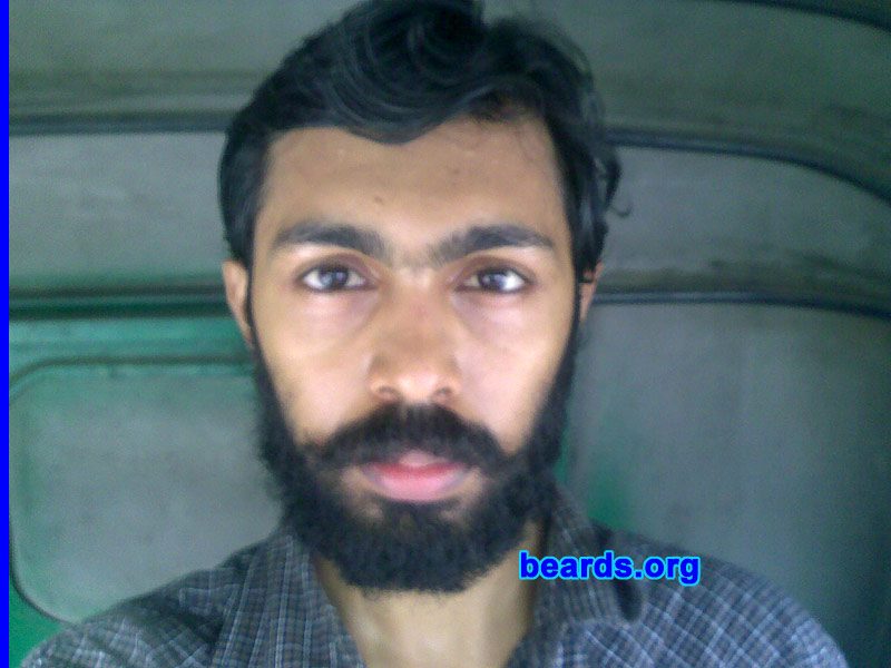 Arun J.
Bearded since: 2009.  I am an experimental beard grower.

Comments:
I grew my beard because I wanted to give the full beard look a shot. You only live once and it never hurts to try it at least once. Apparently, I've started liking the look and I've decided to keep it.

How do I feel about my beard? It makes me feel complete. It feels like a natural extension of my face. Also, it keeps my face warm during winter. :)
Keywords: full_beard