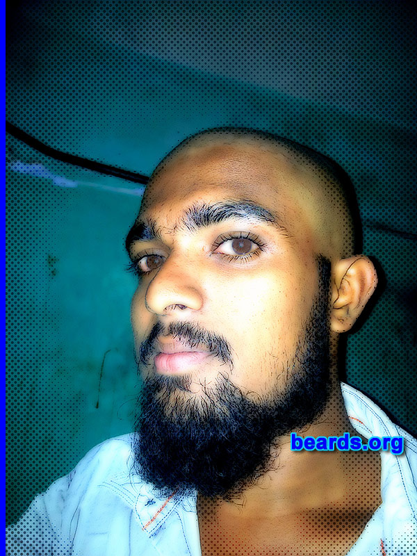 Abdul K.
Bearded since: 2012. I am a dedicated, permanent beard grower.

Comments:
Why did I grow my beard?  Because I love growing a beard. A beard makes a man perfect in my opinion. So respect the beard.

How do I feel about my beard?  I feel awesome when I am bearded.
Keywords: full_beard