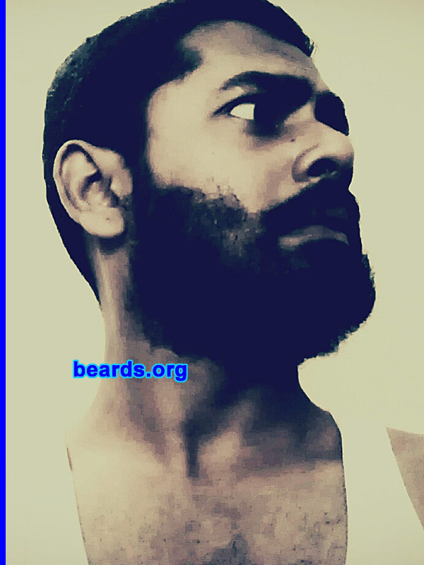 Chethan R.
Bearded since: 2012. I am an occasional or seasonal beard grower.

Comments:
Why did I grow my beard? It describes an individual's persona. Speaks well about him.

How do I feel about my beard? Enjoying the pleasure.
Keywords: full_beard