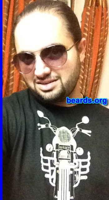 Garey
Bearded since: 2005. I am a dedicated, permanent beard grower.

Comments:
Why did I grow my beard? To add that rough look to my otherwise cute face. It adds more power to my personality.

How do I feel about my beard? I am very satisfied by the way it is. I am going to keep it for life.
