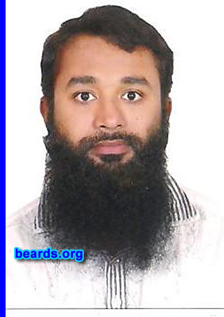 Habeeb R.
Bearded since: 2012. I am a dedicated, permanent beard grower.

Comments:
Why did I grow my beard? Because my role model Muhammed Nabi was ordered to grow up the beards.

How do I feel about my beard? I feel proud of my beard. It's really a barrier to me to stay back from evil things.
Keywords: full_beard