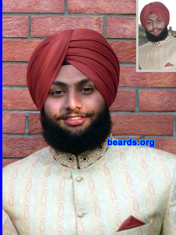 Manbir Singh G.
Bearded since: 2000.  I am a dedicated, permanent beard grower.

Comments:
Why did I grow my beard?  Firstly, I follow the Sikh religion, which mandates me to keep a full beard as an appreciation of God's creation.

Secondly, I belong to the Jatt ethnicity.   We have a tradition that men support a beard.
Keywords: full_beard