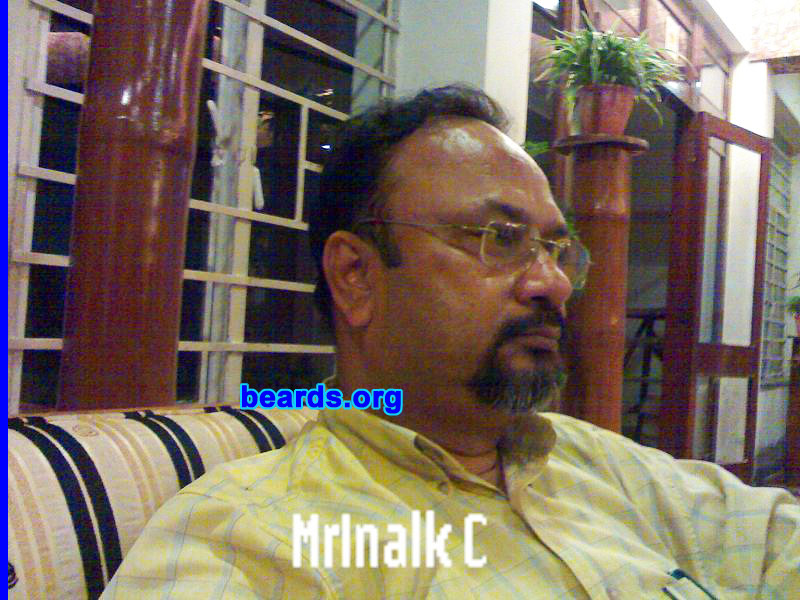 Mrinal C.
Bearded since: 2009.  I am an experimental beard grower.

Comments:
I grew my beard for a change and to look mature.

How do I feel about my beard? Looks good.
Keywords: goatee_mustache