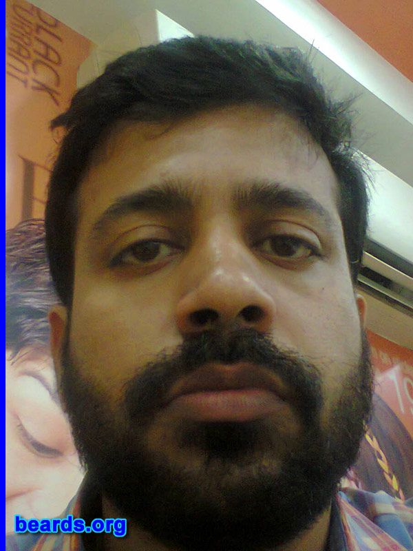 Narayanan G.
Bearded since: 2013. I am a dedicated, permanent beard grower.

Comments:
Why did I grow my beard?  For fun.

How do I feel about my beard? Good.
Keywords: full_beard