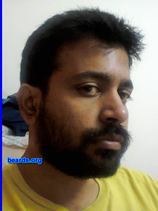 Narayanan G.
Bearded since: 2013. I am a dedicated, permanent beard grower.

Comments:
Why did I grow my beard?  For fun.

How do I feel about my beard? Good.
Keywords: full_beard