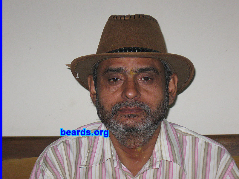 TC Joshi
I am an occasional or seasonal beard grower.

Comments:
I grew my beard to change my look.

How do I feel about my beard? Comfortable. 
Keywords: full_beard