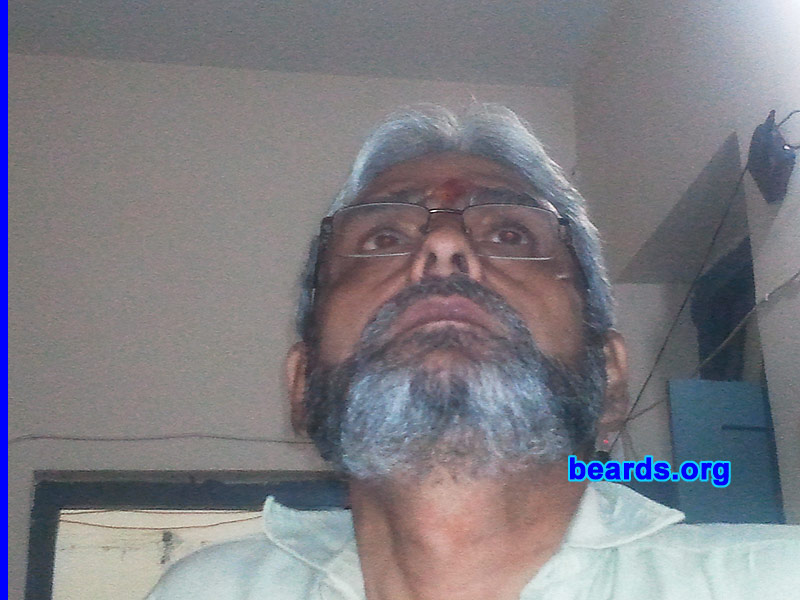 TC Joshi
I am an occasional or seasonal beard grower.

Comments:
I grew my beard to change my look.

How do I feel about my beard? Comfortable. 
Keywords: full_beard