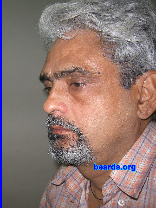 TC Joshi
I am an occasional or seasonal beard grower.

Comments:
I grew my beard to change my look.

How do I feel about my beard? Comfortable. 
Keywords: goatee_mustache