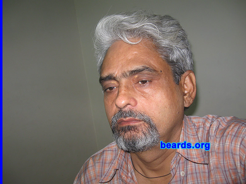 TC Joshi
I am an occasional or seasonal beard grower.

Comments:
I grew my beard to change my look.

How do I feel about my beard? Comfortable. 
Keywords: goatee_mustache