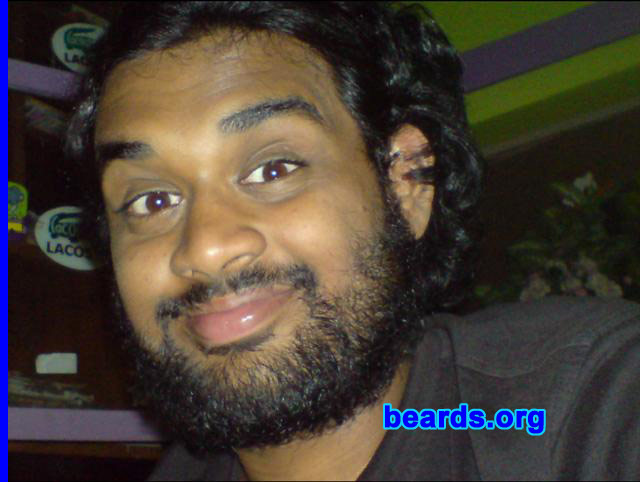 Vijay Nagarjuna
Bearded since: 2004.  I am a dedicated, permanent beard grower.

Comments:
I grew my beard 'cause I love having a beard.

How do I feel about my beard?  Great...awesome...love it.
Keywords: full_beard