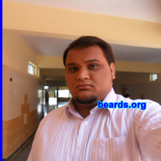 Varun S.
Bearded since: 2012. I am an experimental beard grower.
Keywords: goatee_only