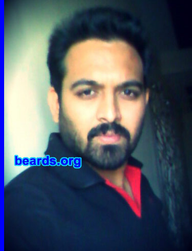 Veer
Bearded since: 2012.

Comments:
I grew my beard because I like a mature and aggressive look.

How do I feel about my beard? Gives a mature and robust look.
Keywords: full_beard