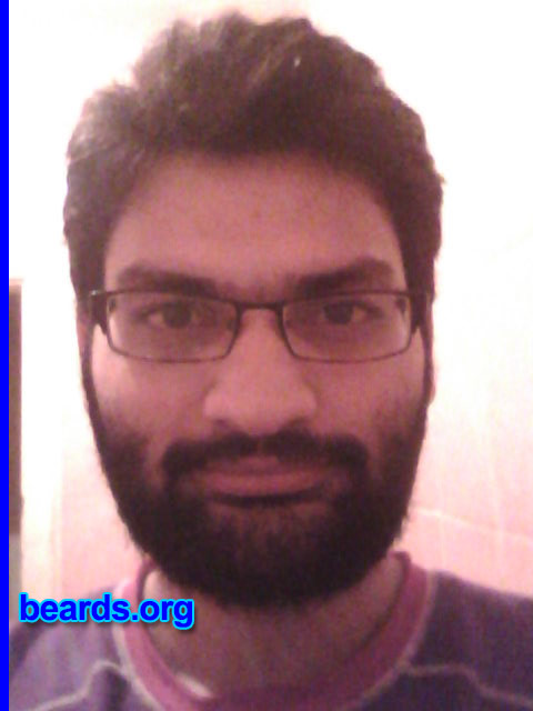 Yash
Bearded since: 2013. I am a dedicated, permanent beard grower.

Comments:
Why did I grow my beard? Actually, a year ago I used to shave every second or third day. I am a medical student and we were requested to have clean shave and look decent. But in my last summer practice in the hospital, I had no time for shave.  So I started growing beard for an experiment. And then it was there. I liked it. So ever since, I am having beard all the time.

How do I feel about my beard? Well, I like my beard, nothing specific about it. But sometimes it's very difficult for me to trim it.
Keywords: full_beard