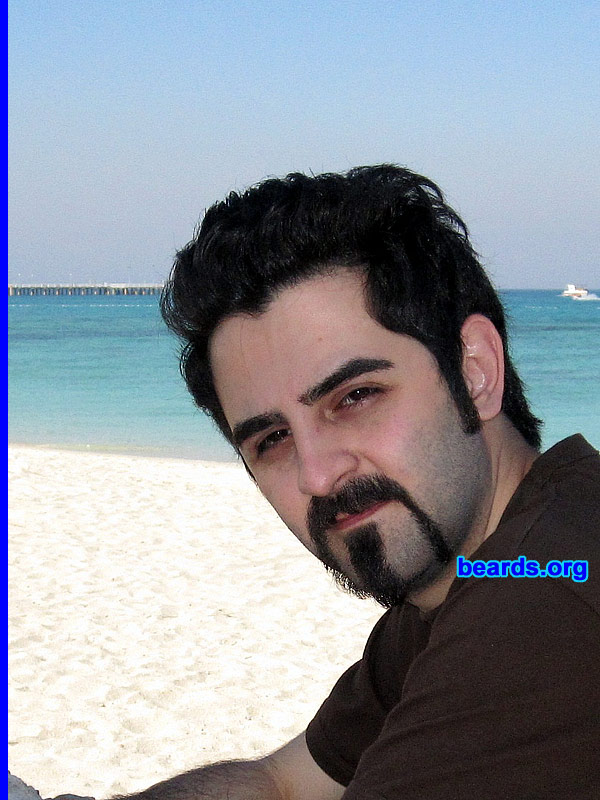 Hussein
Bearded since: 2005. I am a dedicated, permanent beard grower.

Comments:
I grew my beard to be myself.

How do I feel about my beard?  I can't live without it!
Keywords: chin_strip horseshoe