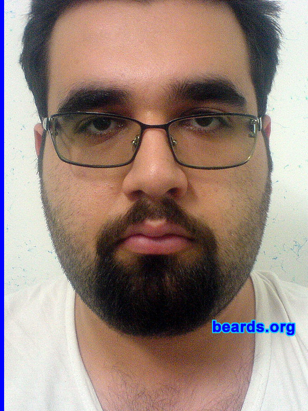 Majid
Bearded since: 2006. I am an occasional or seasonal beard grower.

Comments:
I grew my beard because I think it makes me different from other people in college.

How do I feel about my beard? I like my beard long.
Keywords: goatee_mustache