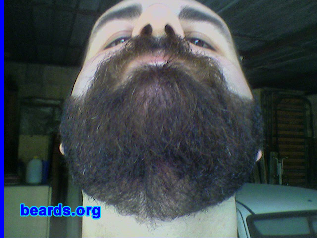 Andrew
Bearded since: 1997. I am a dedicated, permanent beard grower.

Comments:
I started growing my beard basically because I didn't like the general look of my smooth face, but I have always liked any kind of facial hair also on other persons. My grandfathers used to wear a beard and so did my father and my uncles, each one in a typical way that best fit their faces. I started with a simple goatee with no mustache, and experimented with an untrimmed long beard, but finally chose a trimmed full beard: usually with the mustache longer than the rest of the beard. Do you think it fits me well?

How do I feel about my beard? I am happy about my beard because it always gains me some appreciation from people I meet for the first time, who usually say: "Wow, nice beard!".
Keywords: full_beard