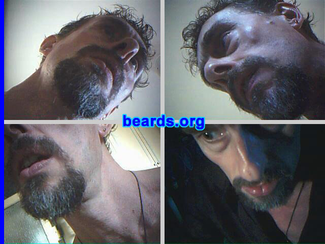 Cosimo Romano
Bearded since: 2005. I am a dedicated, permanent beard grower.

Comment:
Now I became a GOATEE SUPPORTER.  I cut my beard and so on my face I've got a GOATEE!

Keywords: goatee_mustache