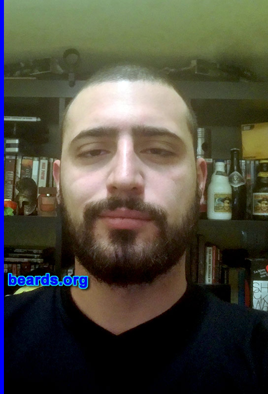 Davide
Bearded since: age eighteen. I am a dedicated, permanent beard grower.

Comments:
Why did I grow my beard?  Because I always liked it.

How do I feel about my beard? MAN.
Keywords: full_beard