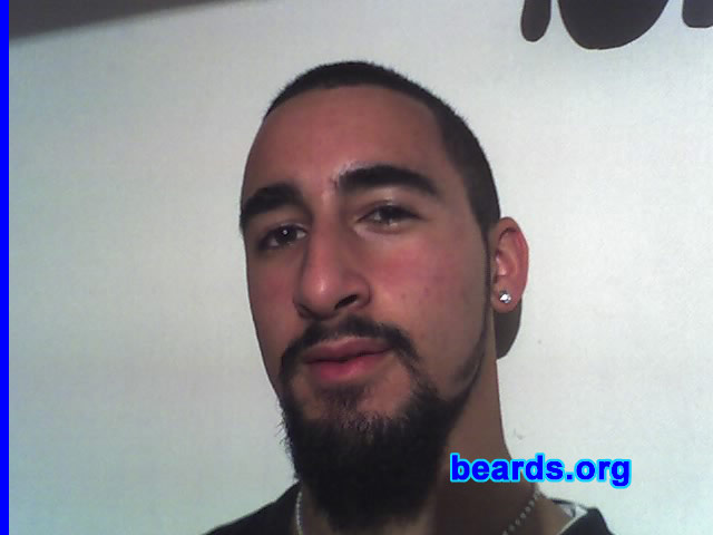 Francesco M.
Bearded since: 2004.  I am an experimental beard grower.

Comments:
I grew my beard because I like changing my look.

How do I feel about my beard? Wonderful!! But sometimes it's a real pain in the neck.
Keywords: goatee_mustache