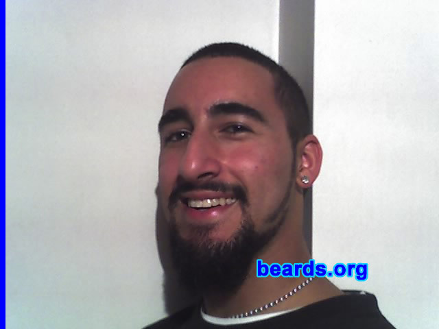 Francesco M.
Bearded since: 2004.  I am an experimental beard grower.

Comments:
I grew my beard because I like changing my look.

How do I feel about my beard? Wonderful!! But sometimes it's a real pain in the neck.
Keywords: goatee_mustache