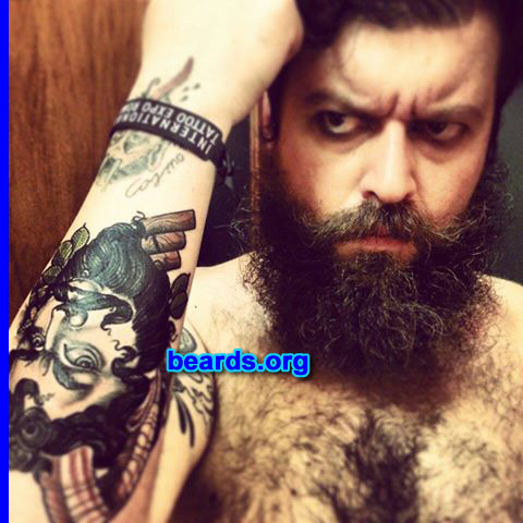 Pelin S.
Bearded since: 1998. I am a dedicated, permanent beard grower.
Keywords: full_beard