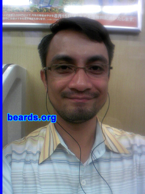 Jun
Bearded since: 2008. I am an experimental beard grower.

Comments:
I grew my beard because it was a childhood dream.  It is my way of expressing myself.

How do I feel about my beard?  I feel a sense of freedom with my beard on.
Keywords: stubble full_beard