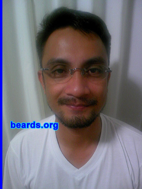 Jun
Bearded since: 2008.  I am an experimental beard grower.

Comments:
I grew my beard because it was a childhood dream.

How do I feel about my beard?  It expresses myself.
Keywords: goatee_mustache