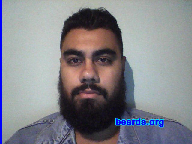 Aldo M.
Bearded since: 2012. I am an occasional or seasonal beard grower.

Comments:
Why did I grow my beard?  Well, I'm twenty-five and at least two times for year I let my beard grow.  So this time I wanted to share it with the world.

How do I feel about my beard? I'm proud and it feels good.  People on the street notice it and that's cool.
Keywords: full_beard